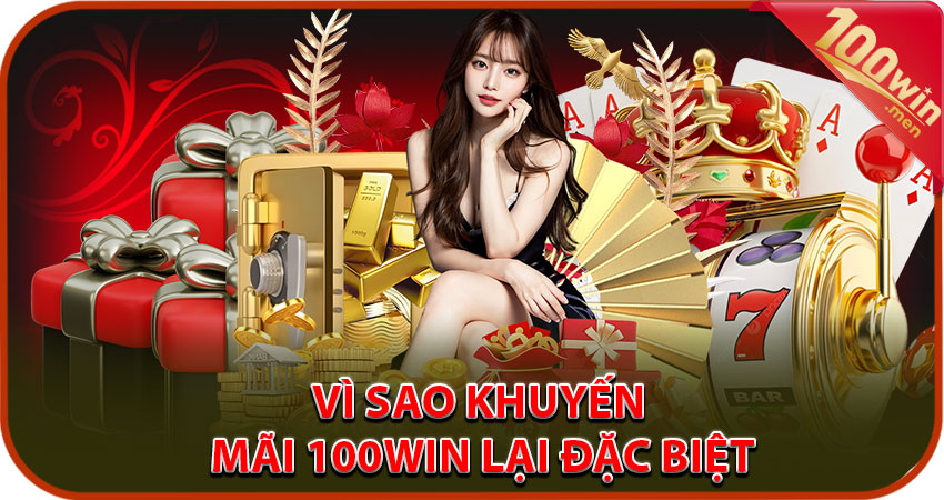 Vì Sao Khuyến Mãi 100win Lại Đặc Biệt